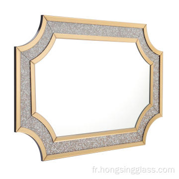 Miroir brun de forme spéciale miroir